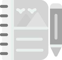 Sketchbook Creative Icon Design vector