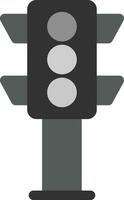 Traffic Light Creative Icon Design vector