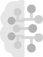 Artificial Intelligence Creative Icon Design vector