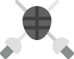 Fencing Creative Icon Design vector