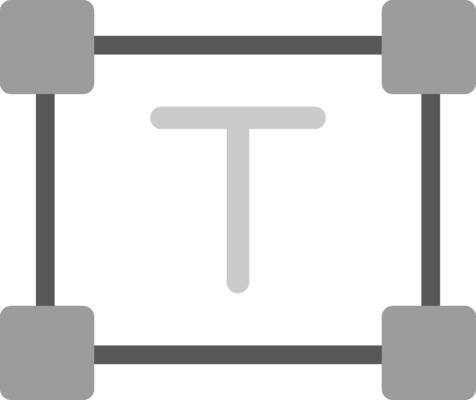 Text Size Creative Icon Design