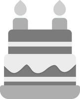 Birthday Cake Creative Icon Design vector