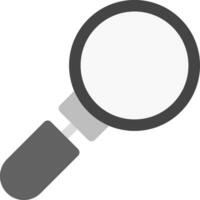 Magnifying Glass Creative Icon Design vector