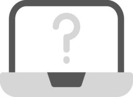 Question Mark Creative Icon Design vector