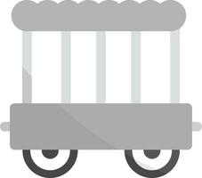 Circus Carriage Creative Icon Design vector