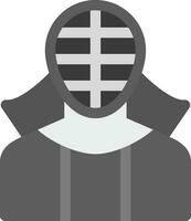 diseño de icono creativo de kendo vector