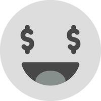 Greedy Creative Icon Design vector