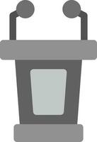 Lectern Creative Icon Design vector