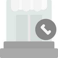 Phone Booth Creative Icon Design vector