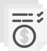 Bill Creative Icon Design vector