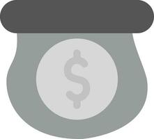 Money Bag Creative Icon Design vector