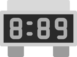 Digital Clock Creative Icon Design vector