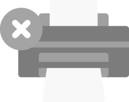 Printer Error Creative Icon Design vector