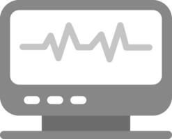 Electrocardiogram Creative Icon Design vector