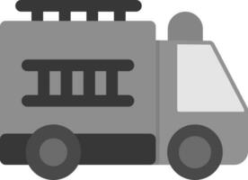 Firefighter Truck Creative Icon Design vector