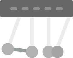 Newton Cradle Creative Icon Design vector