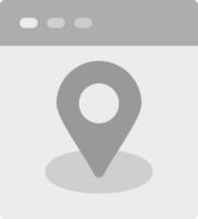 Web Location Creative Icon Design vector