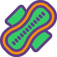 Sanitary Napkin Creative Icon Design vector