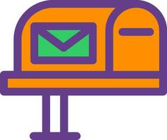 diseño de icono creativo de buzón de correo vector