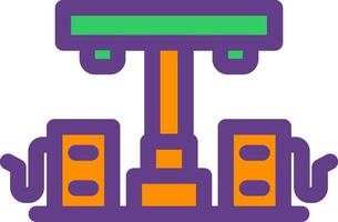 Petrol Station Creative Icon Design vector