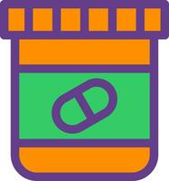 Pills Creative Icon Design vector