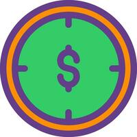 Money Hour Creative Icon Design vector