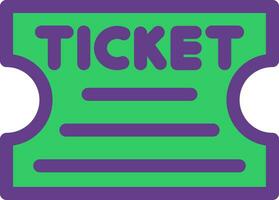 Ticket Creative Icon Design vector