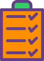 Checklist Creative Icon Design vector