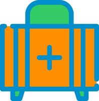 First Aid Kit Creative Icon Design vector