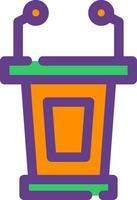 Lectern Creative Icon Design vector
