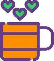 Love Tea Creative Icon Design vector