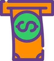 Withdrawal Creative Icon Design vector