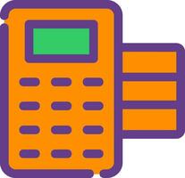 POS Terminal Creative Icon Design vector