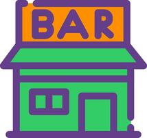 Bar Creative Icon Design vector