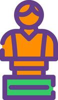 Sculpture Creative Icon Design vector