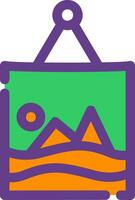 Frame Creative Icon Design vector