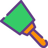 Paint Scraper Creative Icon Design vector