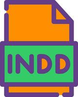 Indd File Creative Icon Design vector