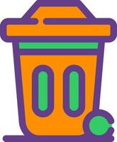 Dustbin Creative Icon Design vector