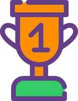 Trophy Creative Icon Design vector