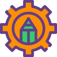 Gear Creative Icon Design vector