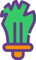 Bulb Creative Icon Design vector