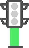 Traffic Light Creative Icon Design vector