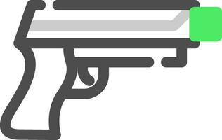 diseño de icono creativo de pistola vector