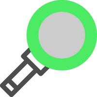 Magnifying Creative Icon Design vector