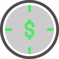 Money Hour Creative Icon Design vector