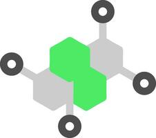 Molecule Creative Icon Design vector