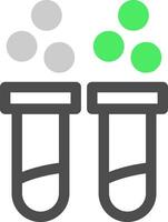 Test Tube Creative Icon Design vector