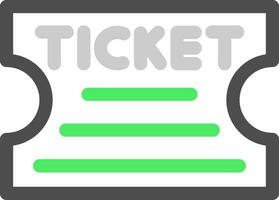 Ticket Creative Icon Design vector