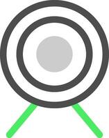 Bullseye Creative Icon Design vector